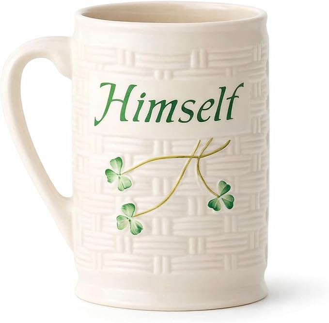 Belleek Classic Himself Mug | Fine Parian China | Made in Ireland