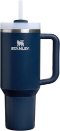 STANLEY Quencher H2.0 Tumbler with Handle and Straw 40 oz | Flowstate 3-Position Lid | Cup Holder Compatible for Travel | Insulated Stainless Steel Cup | BPA-Free | Dark Navy