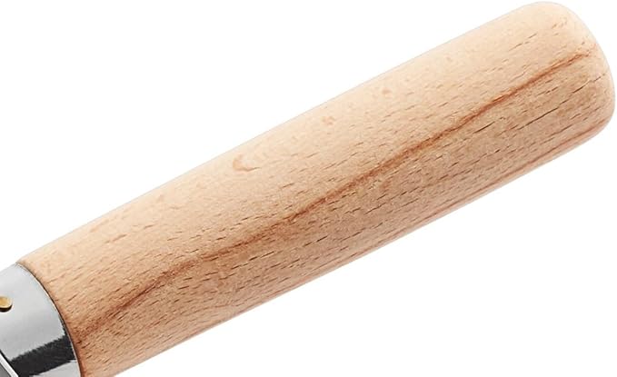 Soro Essentials- 4" Stainless Steel Pizza Cutter Wheel with Wooden Handle- Pizza Wheel Slicer Built in Finger Guard for Safety Pizza Wheel Sharp Blade for Cutting Through Crusts Pies and Comfort Grip