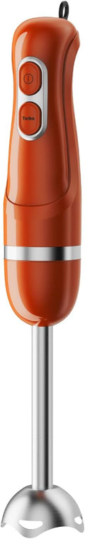 Turelar Immersion Blender Handheld, Corded Electric Blenders Portable Stick Mixer with 2 Mixing Speed and Stainless Steel Blades Emulsifier for Effortless Blending Soup, Smoothies, Puree or Baby Food