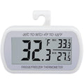 AEVETE Waterproof Digital Refrigerator Thermometer Large LCD, Freezer Room Thermometer with Magnetic Back, No Frills Easy to Read