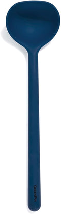 GreenPan Silicone Ladle, Soup Mixing Stirring Serving, Cooking Kitchen Utensil, Flexible Rubber Nonstick Cookware, Rigid Steel Core, Heat-Resistant, Anti-Slip Handle, BPA-Free, Dishwasher Safe, Blue