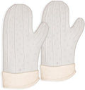 UMIRRO Cactus Silicone Oven Mitt 2-Pack Set, Heat Resistant, Non-Slip Grip for Kitchen Use, Safe for Cooking Baking & Grilling, Cute Kitchen Accessories, 13", Desert Sand