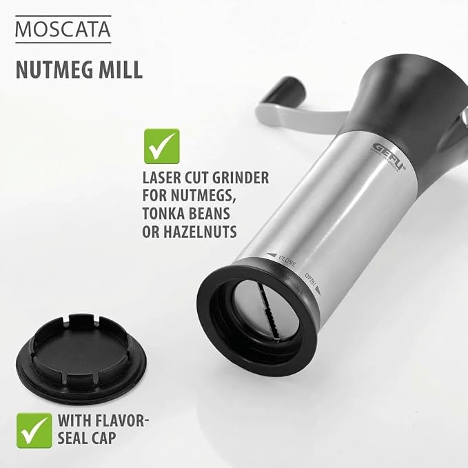 GEFU 34670 Nutmeg Grater, Moscata