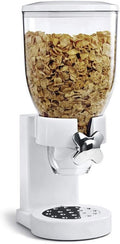 Triple Cereal Dispenser Food Canister, Dry Food Dispenser Control Storage Container, Great for Cornflakes, Candy, Nuts, Beans, Granola - Kitchen Storage Dispenser