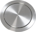 Built-in Countertop Trash Bin Lid 304 Stainless Steel Balance Flap Cover Trash Grommet Swing Trash Can Lid Rubbish Bin Flap for Kitchen Worktop,-23.8Cm
