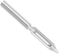 Rada Cutlery Vegetable Peeler (R132), 1.75" Stainless Steel Swiveling Blade, Silver Handle, Pack of 6