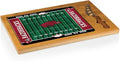 PICNIC TIME NCAA Icon Glass Top Cutting Board & Knife Set, Cheese Boards Charcuterie Boards, Serving Platter, (Parawood & Bamboo)