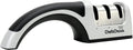 Chef'sChoice Manual Knife Sharpeners for 15- and 20-Degree Straight-Edge and Serrated Knives with Diamond Abrasives Precise Angle Control & Compact Footprint, 2-Stage, Gray