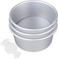 Happyyami Round Cake Pans Baking Set Cake Molds Detachable Bottom Home Baking Accessories