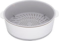 Fruit and Vegetable Washing Machine, Fruit Cleaner Device That Cleans Fresh Produce in Water, Fruit and Vegetable Cleaner, Fruit and Veggie Purifier (Second Generation White)