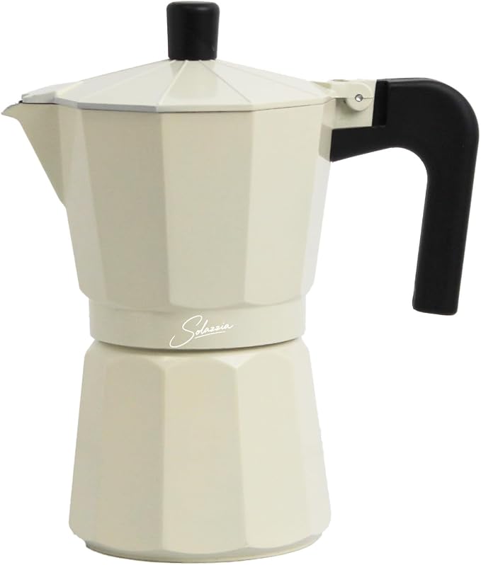 12 Cup Stovetop Espresso Maker Italian Moka Pot, Stove Top Cuban Coffee Maker, Greca Mocha Pot(Premium, 20 oz/600ml)