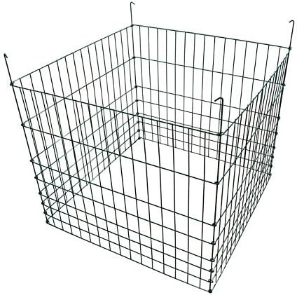 Garden Wire Compost Bin 36x36x30 inches, Green, Garden Bed Fencing