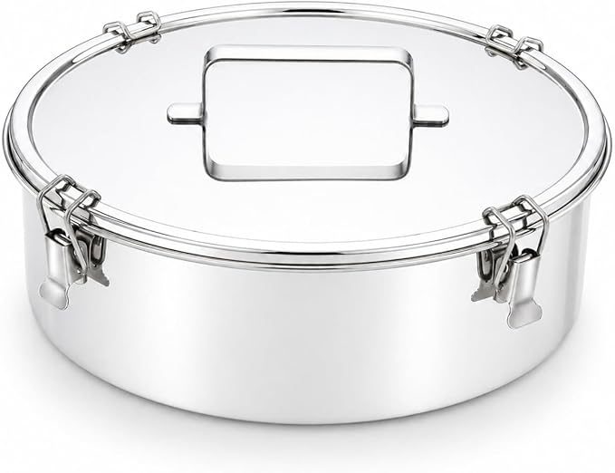 Extra Large Stainless Steel Flanera with Lid, 11.25 Inch 125 fl oz Flan Mold, Molde Para Flan for Family-Size Flan, Quesillo, Custard, Pudding, Cheesecake & Oven Water Bath Baking