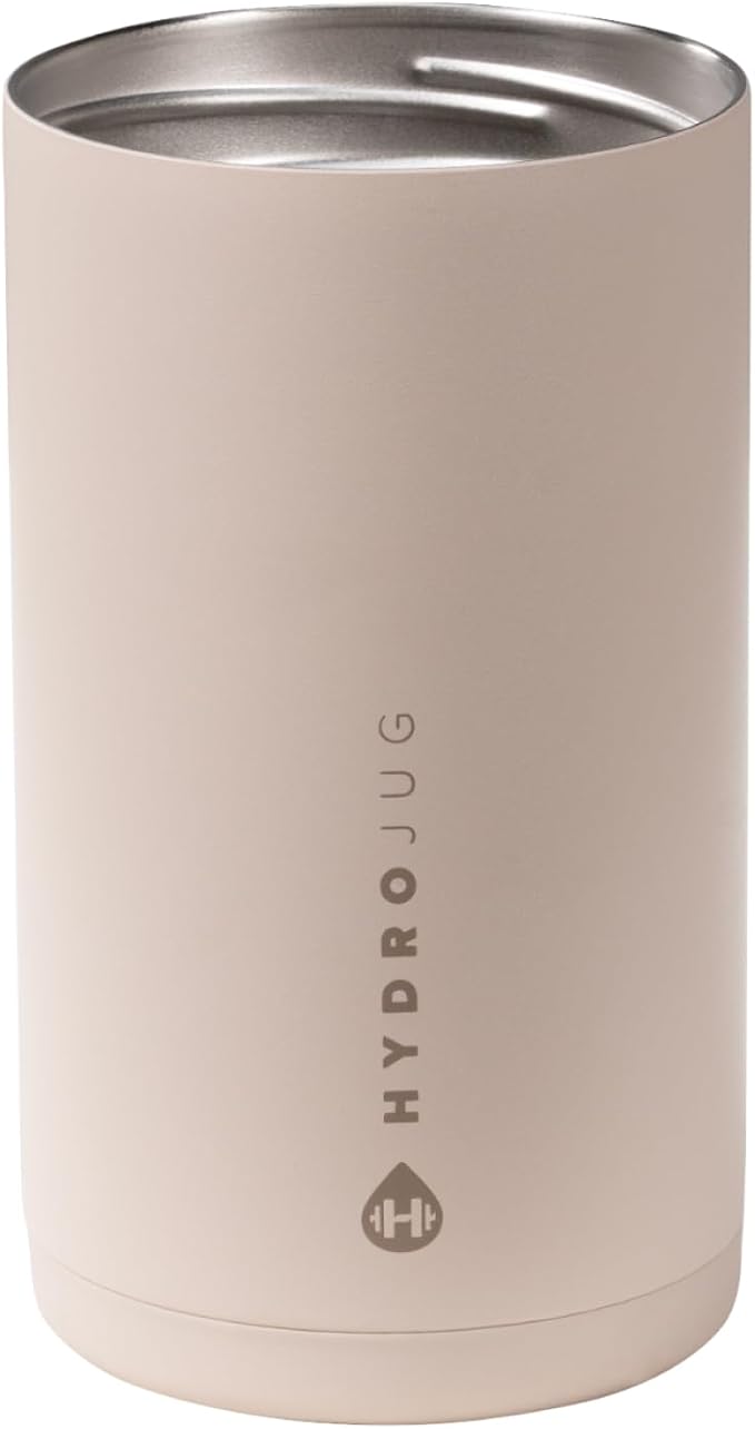 HydroJug Tall Can Cooler 16 oz, Stainless Steel Can Holder, Dune
