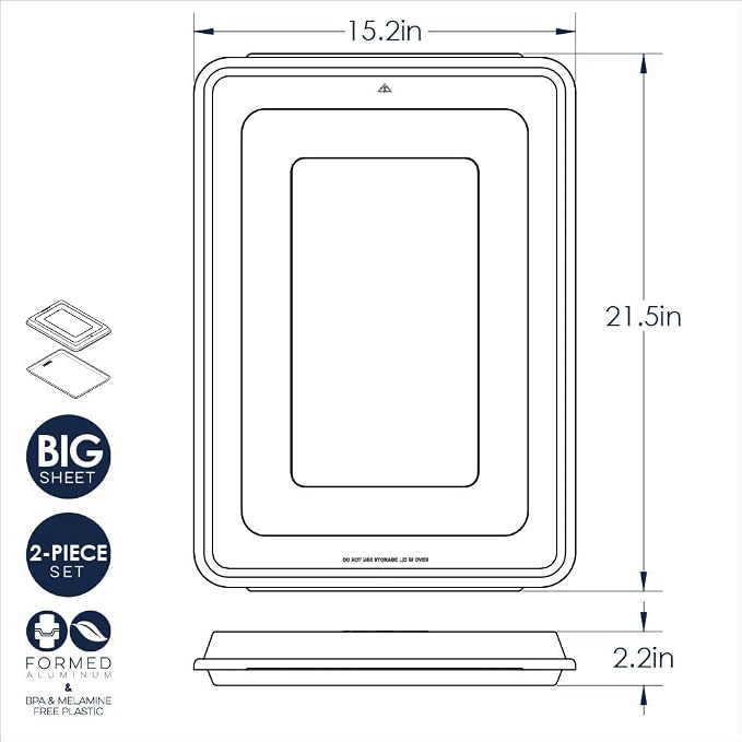 Nordic Ware Naturals Big Sheet with Lid