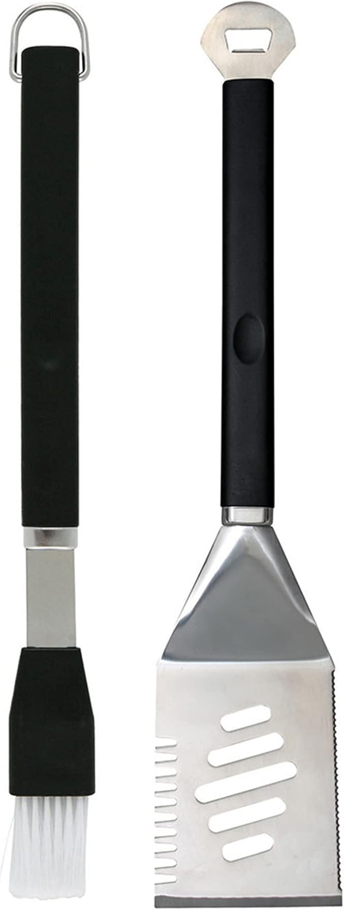 Mr. Bar-B-Q, Inc. 02466Y Plastic Finger Grip 4-Piece Tool Set, Black