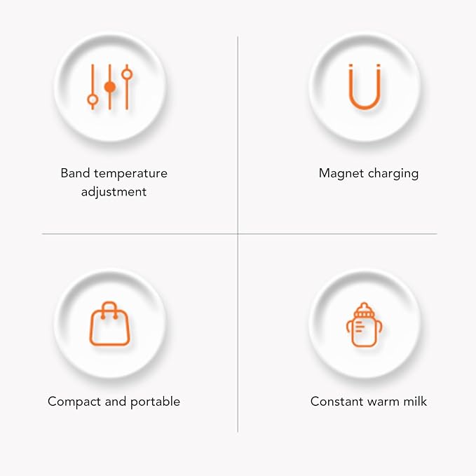 Travel Electric Kettle, 316 Stainless Steel USB Rechargeable Cordless Heating Portable 350ml Hot Water Boiler with Thermal Insulation, for Outdoor Camping Car Office