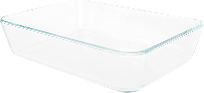 Pyrex 7210 3-Cup Glass Dish & 7210-PC Loring Pink Lid (2-Pack) - Made in USA