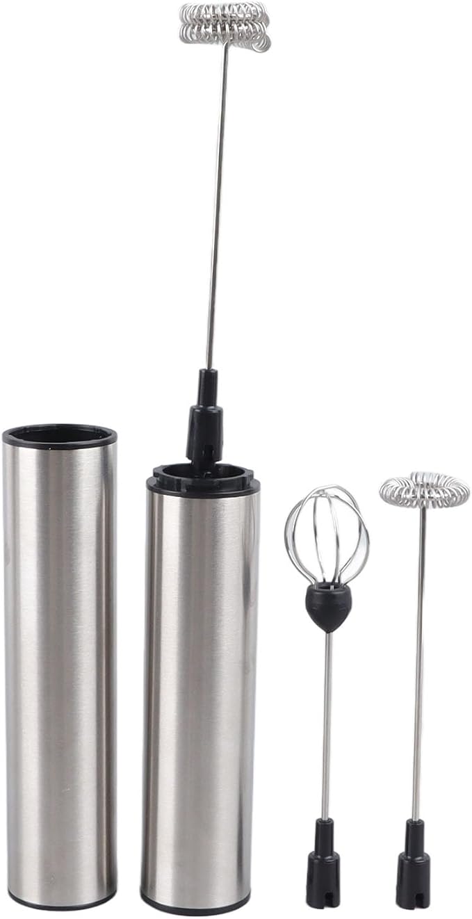 Electric Whisk, USB Rechargeable Handheld Electric Whisk with Multi Speed for Milk Frothing Coffee Mixing and Kitchen Blending Compact Foam Maker for Hot or Cold Beverages