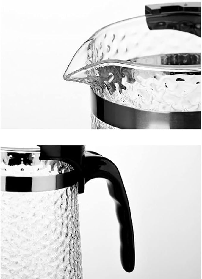 Household Water Container Teapot Tea Set Glass Teapot with Filter Large Capacity Tea Maker Office Drink Pitcher (Size : Large)