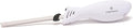 Rechargeable Electric Knife with 4 Serrated Blades and Safety Lock Trigger Release (Black))