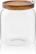 Sweejar Glass Jars for Laundry Room Organization, Half-Gallon Laundry Pods Container, Glass Food Storage Jars with Airtight Lid, 1 Pack, Press Lid