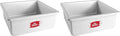 Fat Daddio's PSQ-10104 Anodized Aluminum Square Cake Pan, 10 x 4 Inch (Pack of 2)