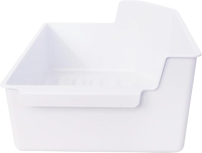 Kitchen Basics 101 240385201 Ice Cube Bucket Container Tray Storage Bin Compatible with Frigidaire Kenmore Electrolux 7240385201 AP2116228 891419, AH430380, EA430380, PS430380 (Refrigerator, Bin ONLY)