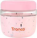 Tronco 24 oz Glass Food Storage & Lunch Bowl Containers with Airtight Lids | Leak & Spill Proof Meal Prep Container & Food Storage Jar for Lunch, Salad, Oats, Soup, BPA-Free, Microwave & Dishwasher Safe