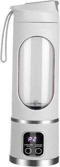 USB Blender, 450ml, Portable Juicer for Smoothies and Milkshakes, Single Service, Easy to Clean, 10 Inch Tall, White