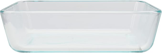 Pyrex 7210 3-Cup Glass Dish & 7210-PC Loring Pink Lid (2-Pack) - Made in USA