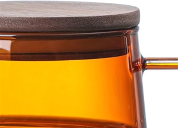 Coffee Carafe Blue Strawberry Drip is Applicable to 500ml Glass Water Bottle Drip Coffee Pot Filter Transparent Coffee Pot convenient (Color : 500ml blue)(500ml amber)
