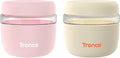 Tronco 24 oz Glass Food Storage & Lunch Bowl Containers with Airtight Lids | Leak & Spill Proof Meal Prep Container & Food Storage Jar for Lunch, Salad, Oats, Soup, BPA-Free, Microwave & Dishwasher Safe