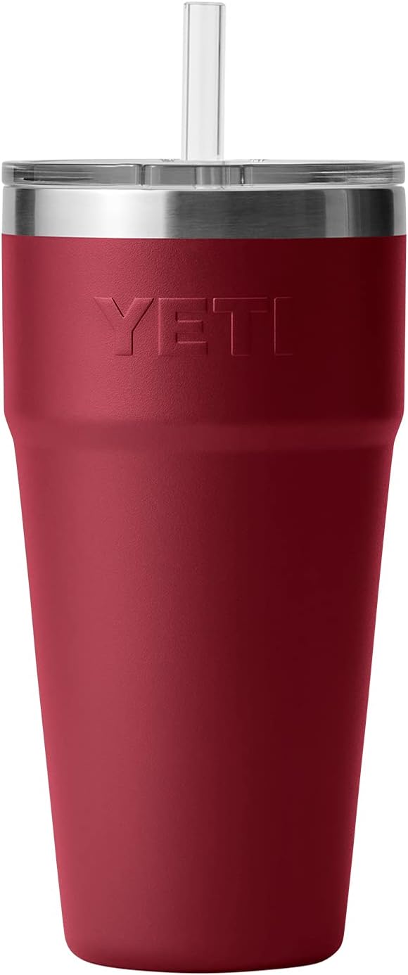 YETI Rambler 26 oz Straw Cup, Vacuum Insulated, Stainless Steel with Straw Lid | Vacuum Insulated
