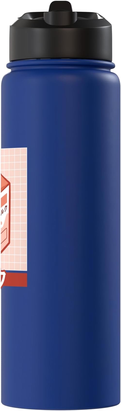 Cute Funny 90s Japanese Kawaii Aesthetic Peach Milk Stainless Steel Insulated Water Bottle