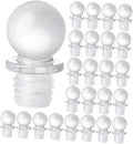 SOLUSTRE 24pcs Wine Bottle Stoppers Glass Ball Stopper Wine Saver for Aromatherapy Perfume