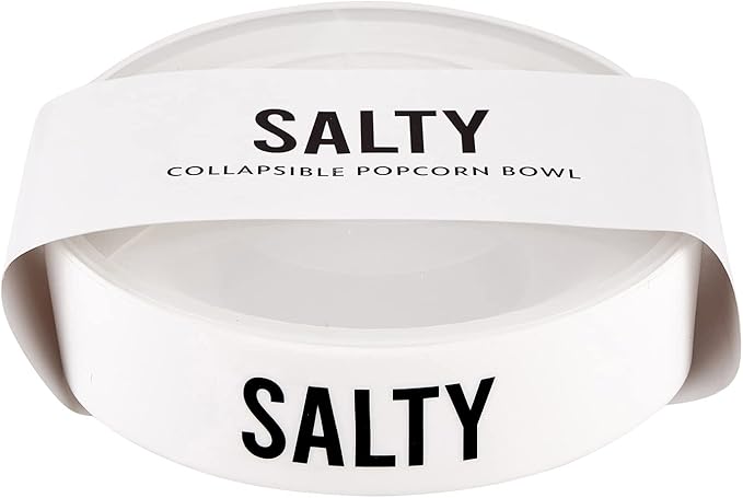 Santa Barbara Design Studio SIPS Microwaveable Silicone Popcorn Popper, 7.5-Inch Diameter, Salty