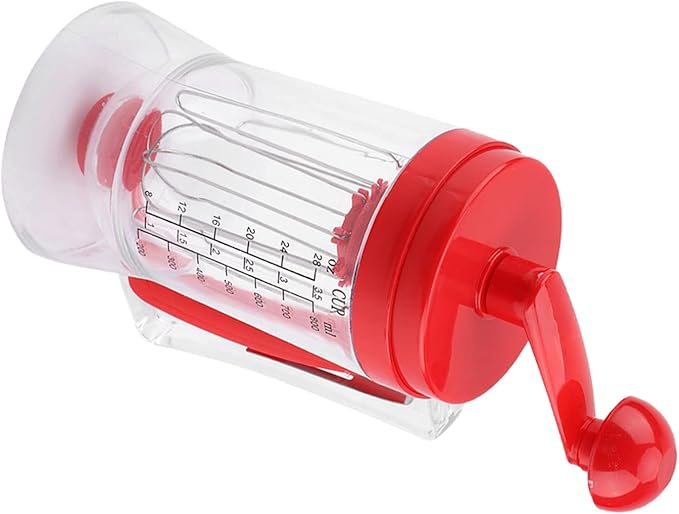 Hand Held Manual Pancake Cupcake Batter Mixer Dispenser Blender Machine Baking Tool