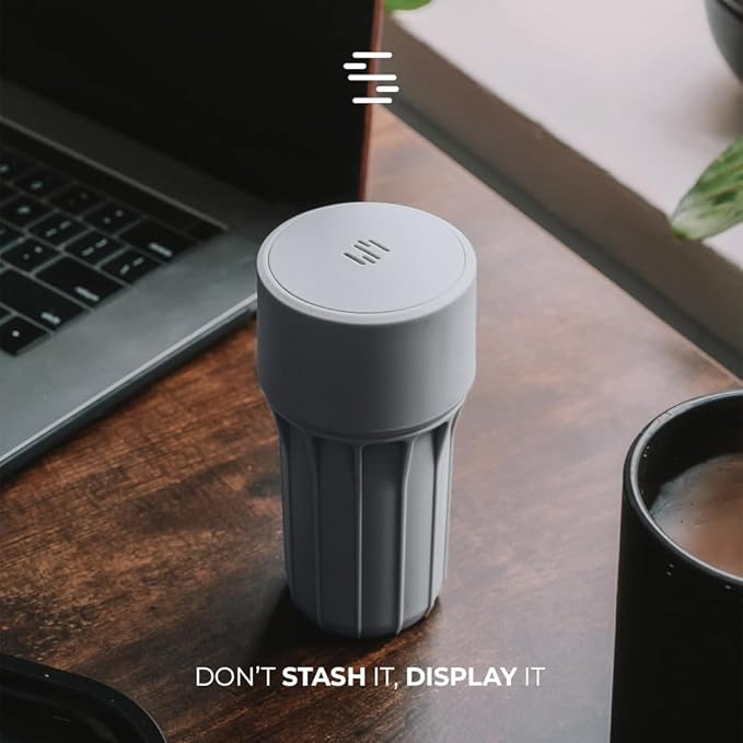 Staze Air Tight Smell Proof Container (148ml) – Vacuum Seal Jar - Waterproof Food Storage Canister, Portable Small Smell Proof Jar for Coffee, Herb, Spice & Gummies - (COSMIC TRIO)