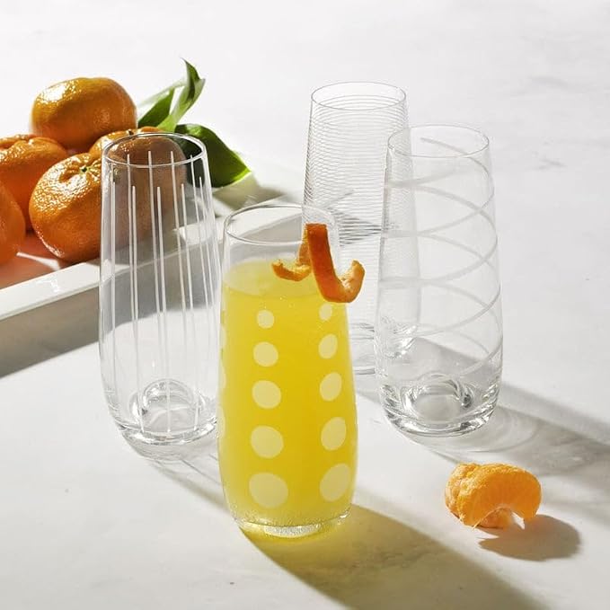 Mikasa – Cheers Stemless Flute – Clear, Set of 4