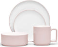 Noritake ColorTex Stone Blush 4-Piece Place Setting, Service for 1