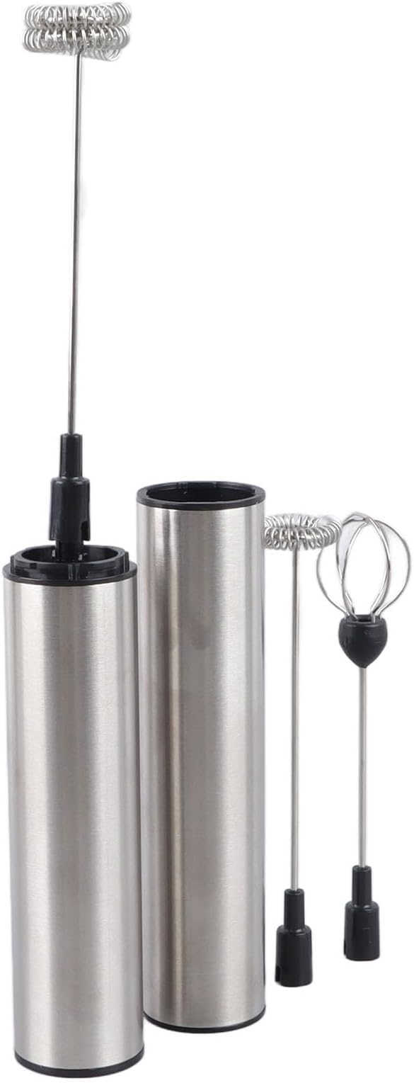 Electric Whisk, USB Rechargeable Handheld Electric Whisk with Multi Speed for Milk Frothing Coffee Mixing and Kitchen Blending Compact Foam Maker for Hot or Cold Beverages
