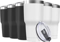 30oz Stainless Steel Travel Mug with Lid, 6 Pack Double Wall Vacuum Insulated Bulk Tumbler, Powder Coated Coffee Cup Suitable for Vehicle Cup Holders