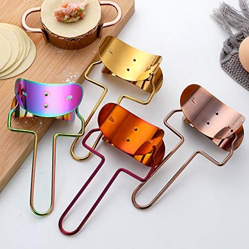 Buyer Star Rainbow rolling pin-15.8-inch Professional Rolling Pin Fondant, Dumplings, Cookies, Pizza Dough, Pasta, Pie Crust, Pastry - Metal French Rolling Pin Roller (ROSE GOLD)