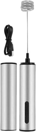Rechargeable Milk Frother Handheld Electric Foam Maker Whisk Drink Mixer Foamer for Latte Cappuccino Ergonomic Design Hand Mixer