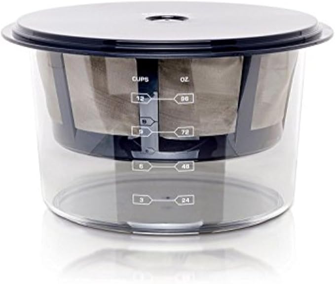 Euro Cuisine GY60 Greek Yogurt Maker with Ultra Fine Mesh Stainless Steel Strainer Basket, BPA Free, Patented Greek Yogurt Strainer, Ideal for Healthy Homemade Yogurt, Dips, and Desserts