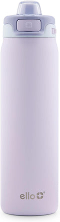 Ello Pop & Fill 22oz Stainless Steel Water Bottle with Quick Fill Technology, Double Walled and Vacuum Insulated Metal, Leak Proof Locking Lid, Sip and Chug, Reusable, BPA Free, Aurora (Pack of 6)