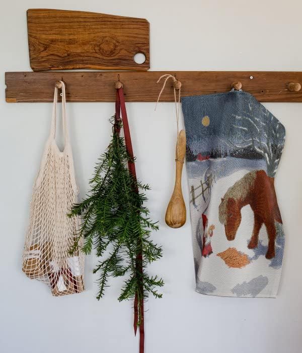 Ekelund Weavers - Midvinter - 100% Organic Cotton Dish Towel - @14 x 20 inches