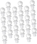 24pcs Glass Ball Stoppers for Alcohol Accessories Wine Bottle Sealer Portable Wine Saver Aroma Dispenser Stopper